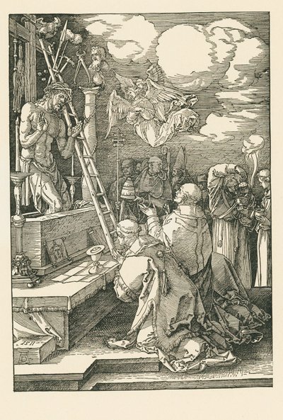 Mše sv. Řehoře od Albrecht Dürer or Duerer