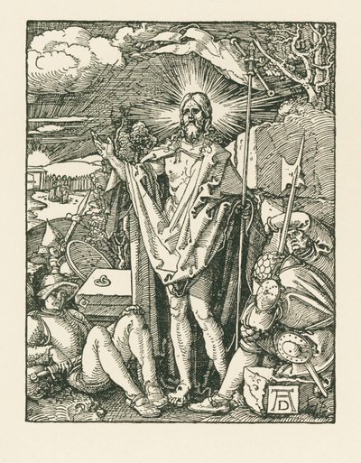 Vzkříšení, asi 1510 (dřevoryt) od Albrecht Dürer or Duerer