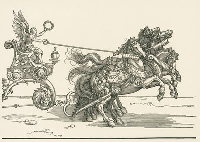 Malý triumfální vůz aneb Burgundská svatba od Albrecht Dürer or Duerer