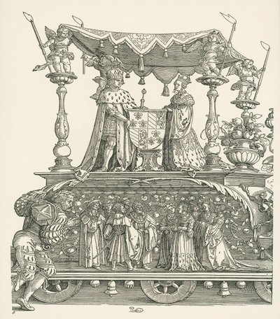 Malý triumfální vůz aneb Burgundská svatba od Albrecht Dürer or Duerer