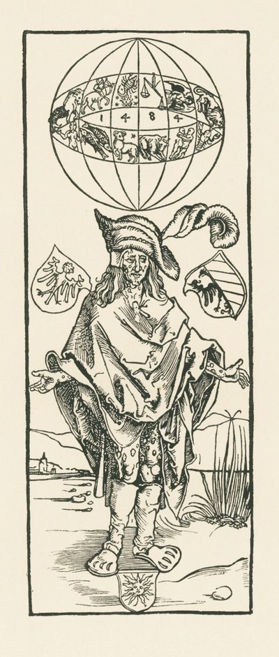 Syfilitik. 1496 (dřevoryt) od Albrecht Dürer or Duerer