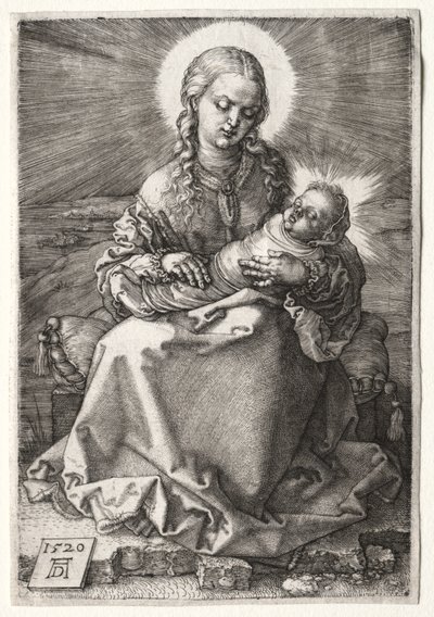 Panna se zavinutým dítětem od Albrecht Dürer or Duerer