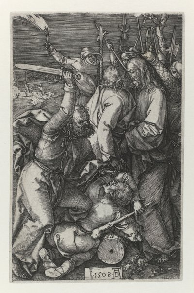 Zatčení Krista. 1508 od Albrecht Dürer