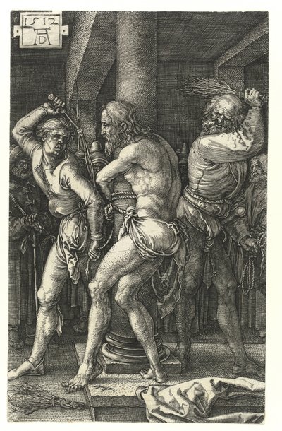 Bičíkování, 1512 od Albrecht Dürer