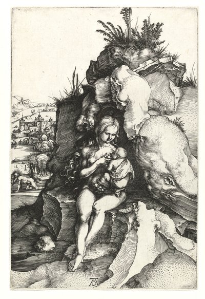 Pokání svatého Jana Zlatoústého, 1496 od Albrecht Dürer