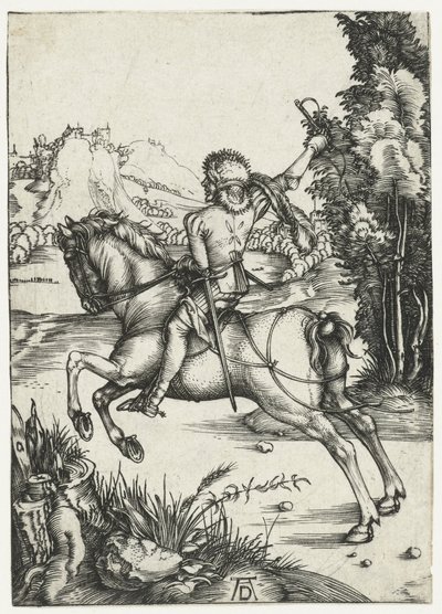 Malý kurýr od Albrecht Dürer or Duerer