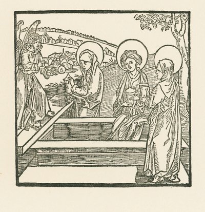 Tři Marie u Kristova hrobu od Albrecht Dürer or Duerer