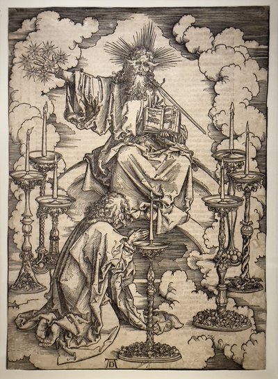 Visio 7 kynttilänjalassa od Albrecht Dürer or Duerer