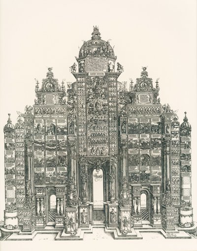 Vítězný oblouk císaře Maxmiliána I. od Albrecht Dürer or Duerer