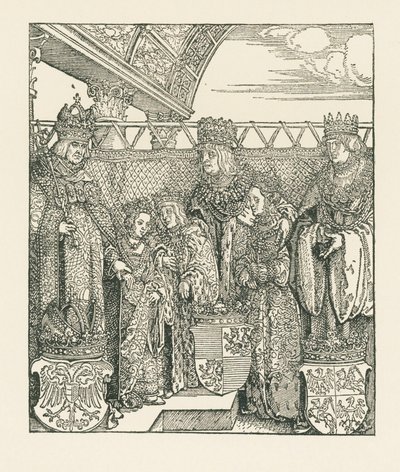Vítězný oblouk císaře Maxmiliána I. od Albrecht Dürer or Duerer