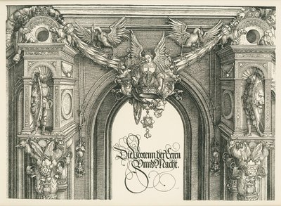 Vítězný oblouk císaře Maxmiliána I. od Albrecht Dürer or Duerer
