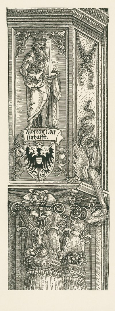Vítězný oblouk císaře Maxmiliána I. od Albrecht Dürer or Duerer