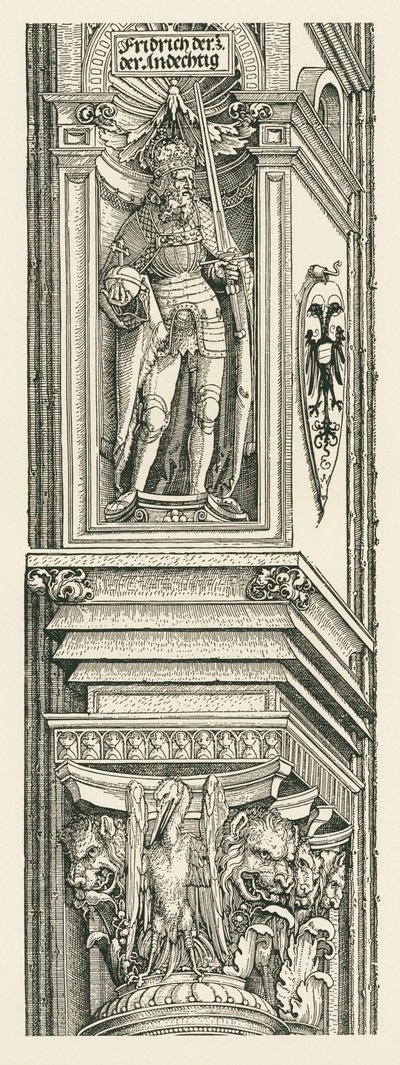 Vítězný oblouk císaře Maxmiliána I. od Albrecht Dürer or Duerer