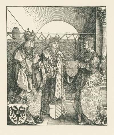 Vítězný oblouk císaře Maxmiliána I. od Albrecht Dürer or Duerer