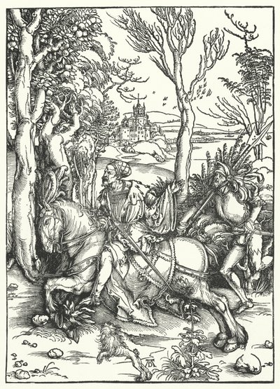 Rytíř a Landsknecht od Albrecht Dürer