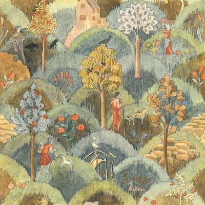 Pastoralists, November 1927 (gouache on paper)   1420737   cs       czech Successfully Translated  Original: William Shakespeare from the title page of Mr William Shakespeares comedies, histories, & tragedies published in 1623 (engraving) Translat: William od Alec Hunter
