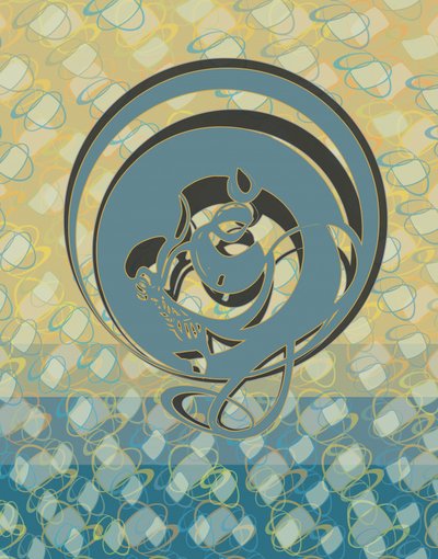 Elegantní modrý drak od Alejandra Winkhaus