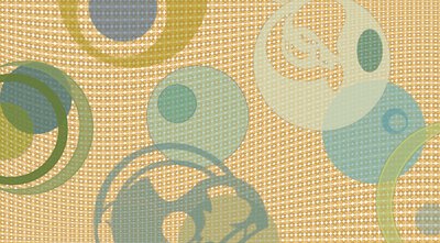 Překrývající se abstraktní kruhy od Alejandra Winkhaus