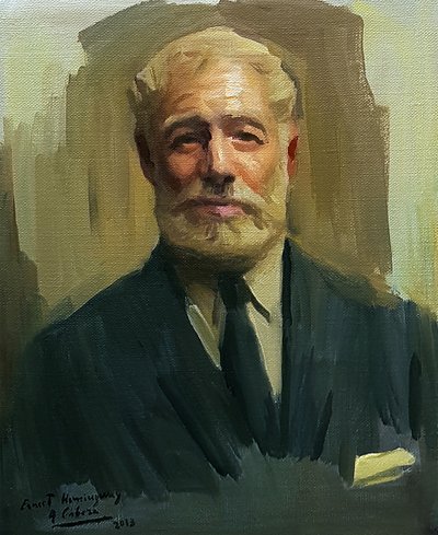 Ernest Hemingway od Alejandro Cabeza