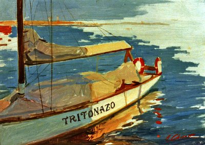 Marina s lodí od Alejandro Cabeza