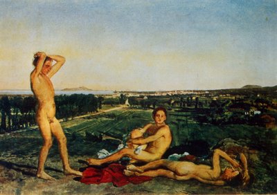 Na břehu Neapolského zálivu od Aleksandr Andreevich Ivanov