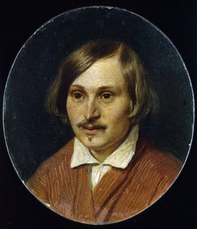 Portrét spisovatele Nicolase Gogola (1809-1852) (Portrét autora Nikolaje Gogola). Obraz Alexandra Andrejeviče Ivanova (1806-1858), olej na plátně od Aleksandr Andreevich Ivanov