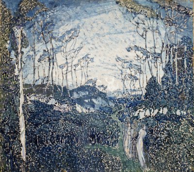"V parku"" Kvaš od Alexandra Jakovleviče Golovina (Alexander Golovin) (1863-1930) Státní muzeum umění kolem roku 1900, Samara od Aleksandr Jakovlevic Golovin