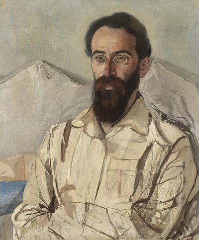 Portrét Friedricha Eduardoviče Krimmera 1888-1963, 1919 od Aleksandr Jakovlevic Golovin