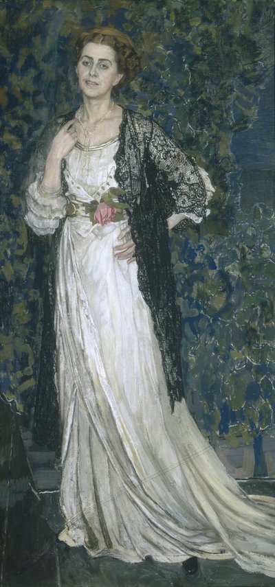 Portrét Marina Makovskaya, 1912 od Aleksandr Jakovlevic Golovin