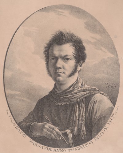 Autoportrét s albem a perem, 1819., 1819. od Aleksandr Orlovsky