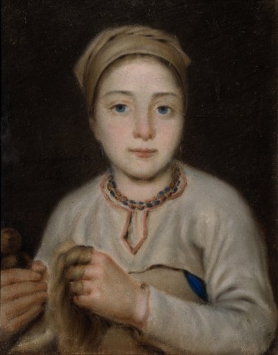 Anisya, 1822 od Aleksei Gavrilovich Venetsianov