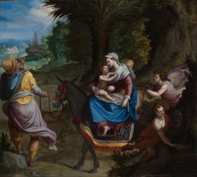 Útěk do Egypta od Alessandro Allori