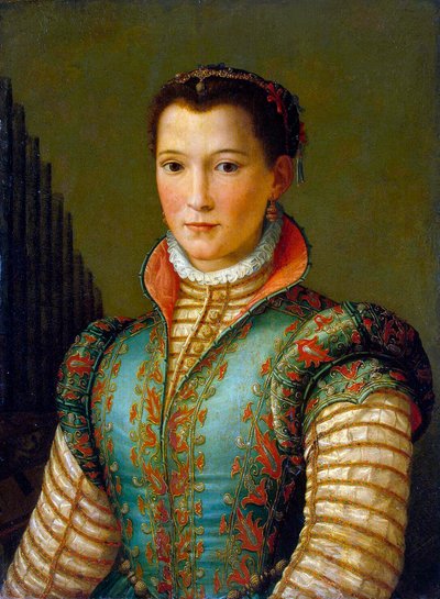Portrét Eleonory z Toleda, 60. léta 16. století. od Alessandro Allori