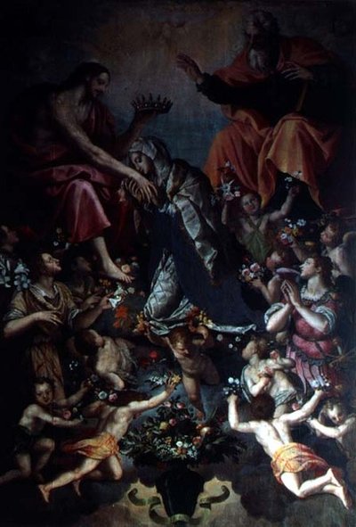 Korunovace Panny Marie od Alessandro Allori