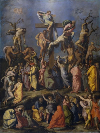 Sestup z kříže, c. 1560 od Alessandro Allori