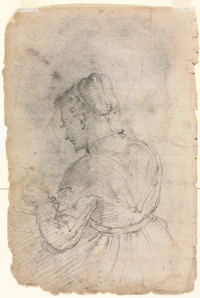 Kuchyňská pokojská, druhá polovina 1500. od Alessandro Casolani