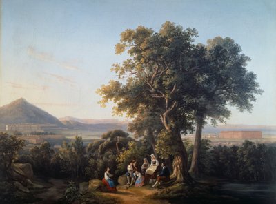 Planina Caserta od Alessandro Fergola