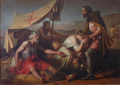 Žízeň utrpěla prvními křižáky, 1852 od Alessandro Guardassoni