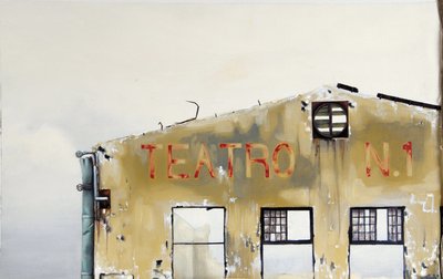 Cinecitta, Řím. Ilustrace Alessandro Lonati od Alessandro Lonati