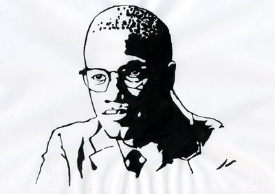 Malcolm X (1925-1965) Afroamerický aktivista od Alessandro Lonati