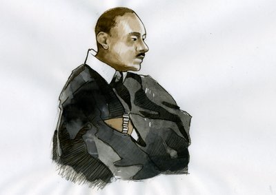 Pastori Martin Luther Kingin (1929-1968) muotokuva od Alessandro Lonati