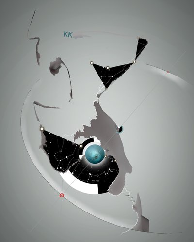 Ukrajina napadena Ruskem, 2022 (ilustrace) od Alessandro Lonati