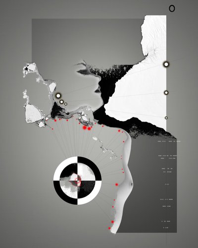 Ukrajina napadena Ruskem, 2022 (ilustrace) od Alessandro Lonati