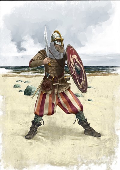 Vikingský válečník od Alessandro Lonati