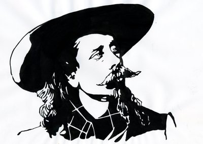 William Frederick Cody - známý jako Buffalo Bill - Portrét Buffalo Billa (1846-1917), plukovník William Cody od Alessandro Lonati