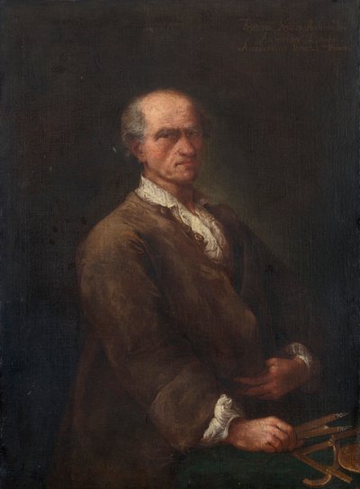 Portrét Bartolomea Ferraciny 1692-1777, cca 1770. od Alessandro Longhi