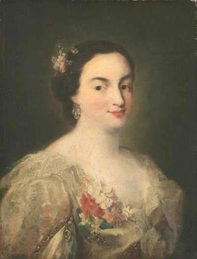Portrét mladé ženy, c. 1760. od Alessandro Longhi