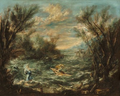 Kristus u Galilejského jezera, c. 1740. od Alessandro Magnasco