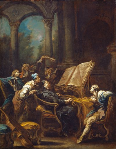 The Choristers, c. 17401745. od Alessandro Magnasco