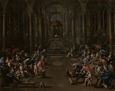 Synagoga od Alessandro Magnasco